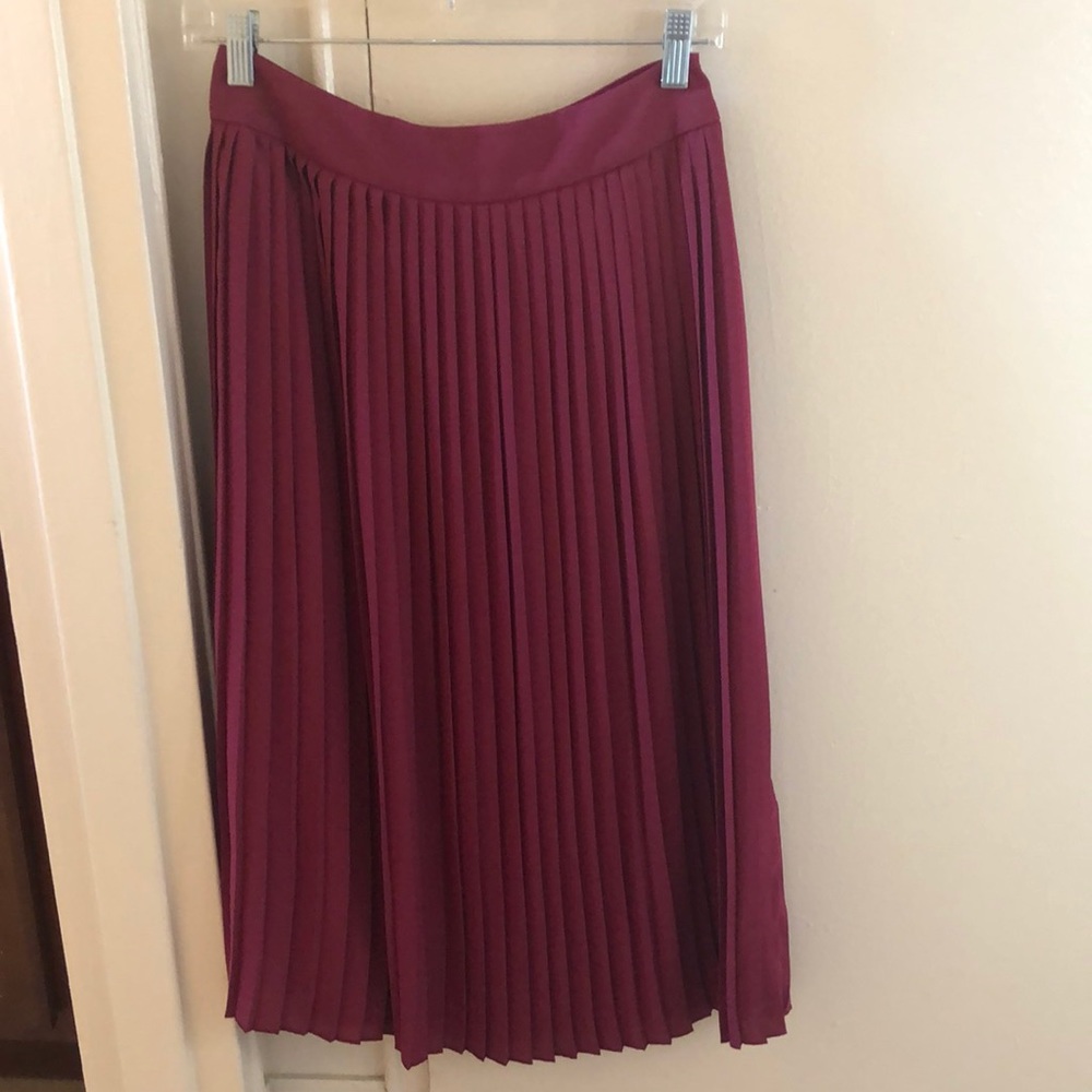 Pleated MIDI Skirt | J.Crew